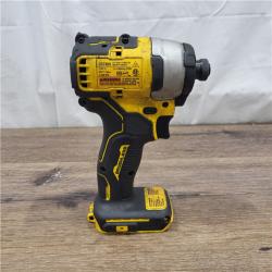 AS-IS DEWALT ATOMIC 20V MAX* Brushless Cordless Compact 1/4 in. Impact Driver Kit