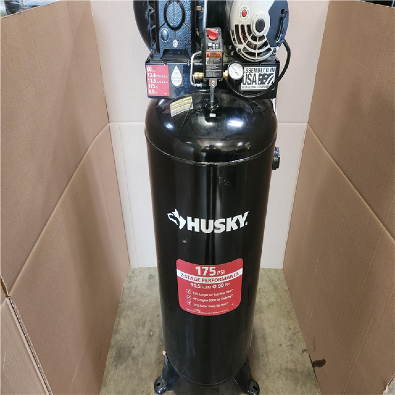 60 Gal. Vertical Stationary Electric Air Compressor