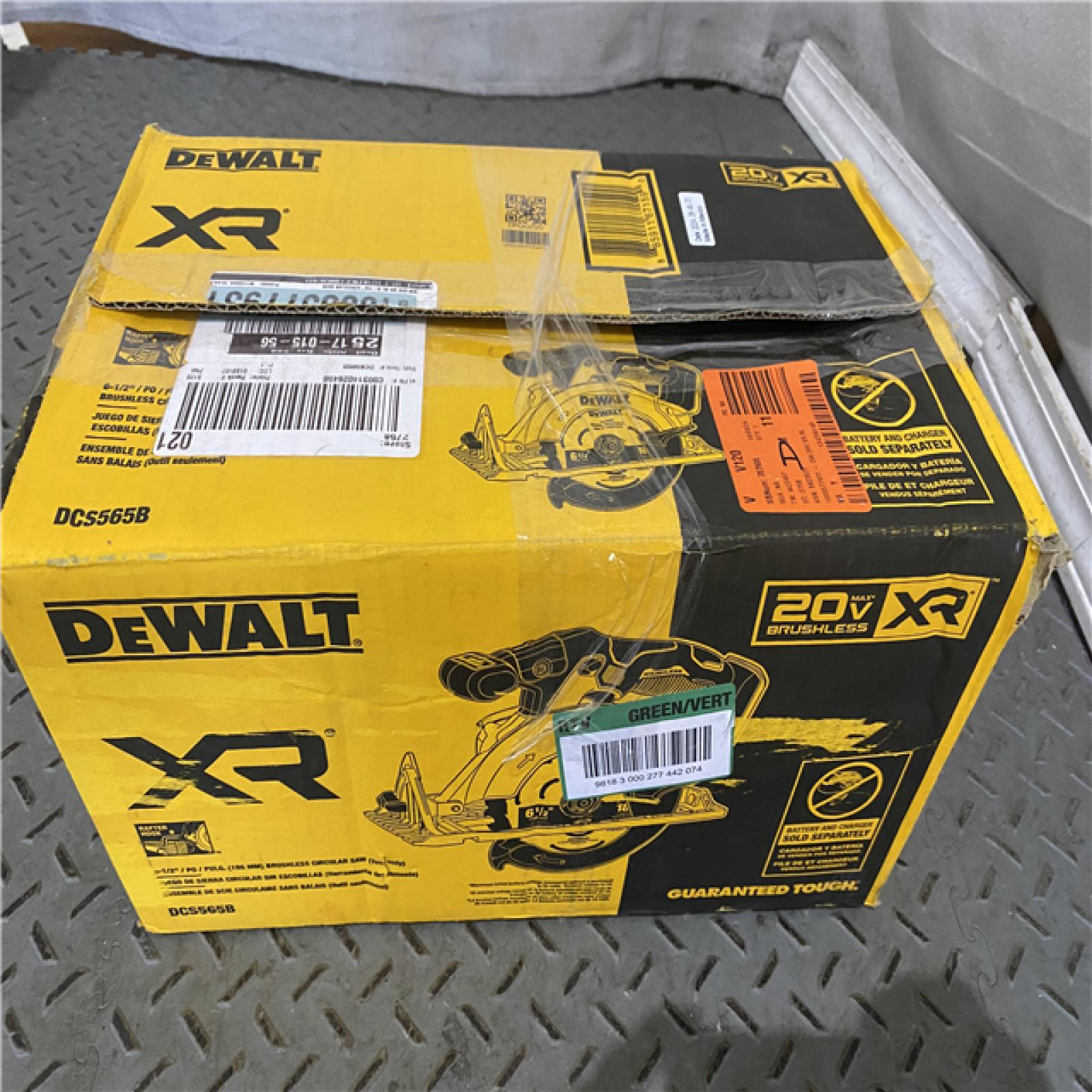 Houston location AS-IS DeWALT DCS565B 20V Max Brushless 6.5   Cordless Circular Saw