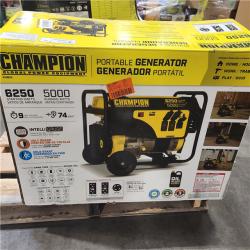 Dallas Location - As-Is Champion Power Equipment 6250-Watt/5000-Watt Gasoline Portable Generator