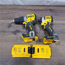 AS-IS DEWALT ATOMIC 20-Volt MAX Lithium-Ion Cordless Combo Kit (2-Tool) with (2) 2.0Ah Batteries, Charger and Bag