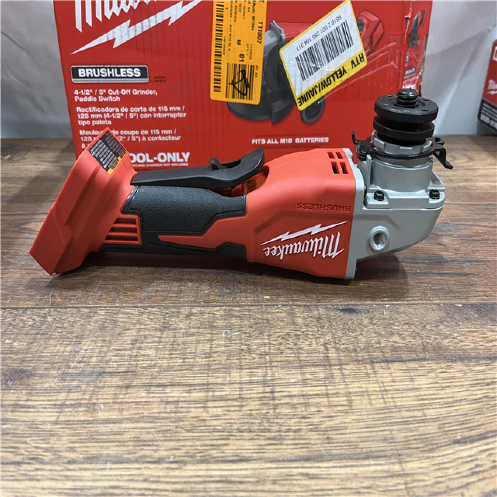 AS-IS Milwaukee 2686-20 18V Cordless 4.5 /5  Grinder W/ Paddle Switch (Tool Only)