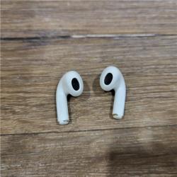 AS-IS Apple - AirPods (3rd generation) with Lightning Charging Case - White