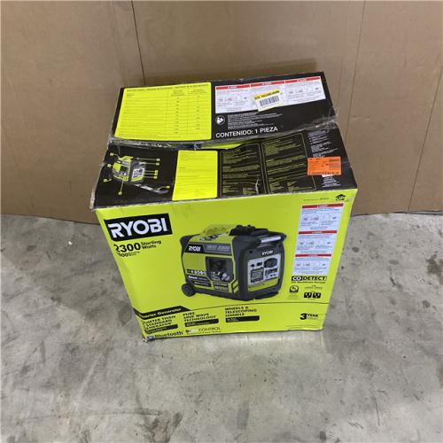 Houston location AS-IS RYOBI 2,300-Watt Recoil Start Bluetooth Super Quiet Gasoline Powered Digital Inverter Generator with CO Shutdown Sensor