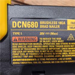 AS-IS DEWALT 20V MAX XR 18 Gauge Brad Nailer Kit