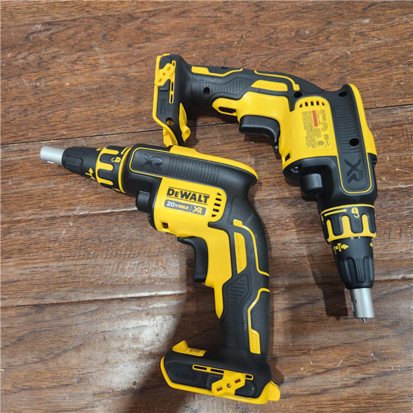 NEW DEWALT DCF620B 20V MAX XR Lithium-Ion Brushless Cordless Drywall Screwgun 4,400 RPM (Tool Only) (2-UNIT)