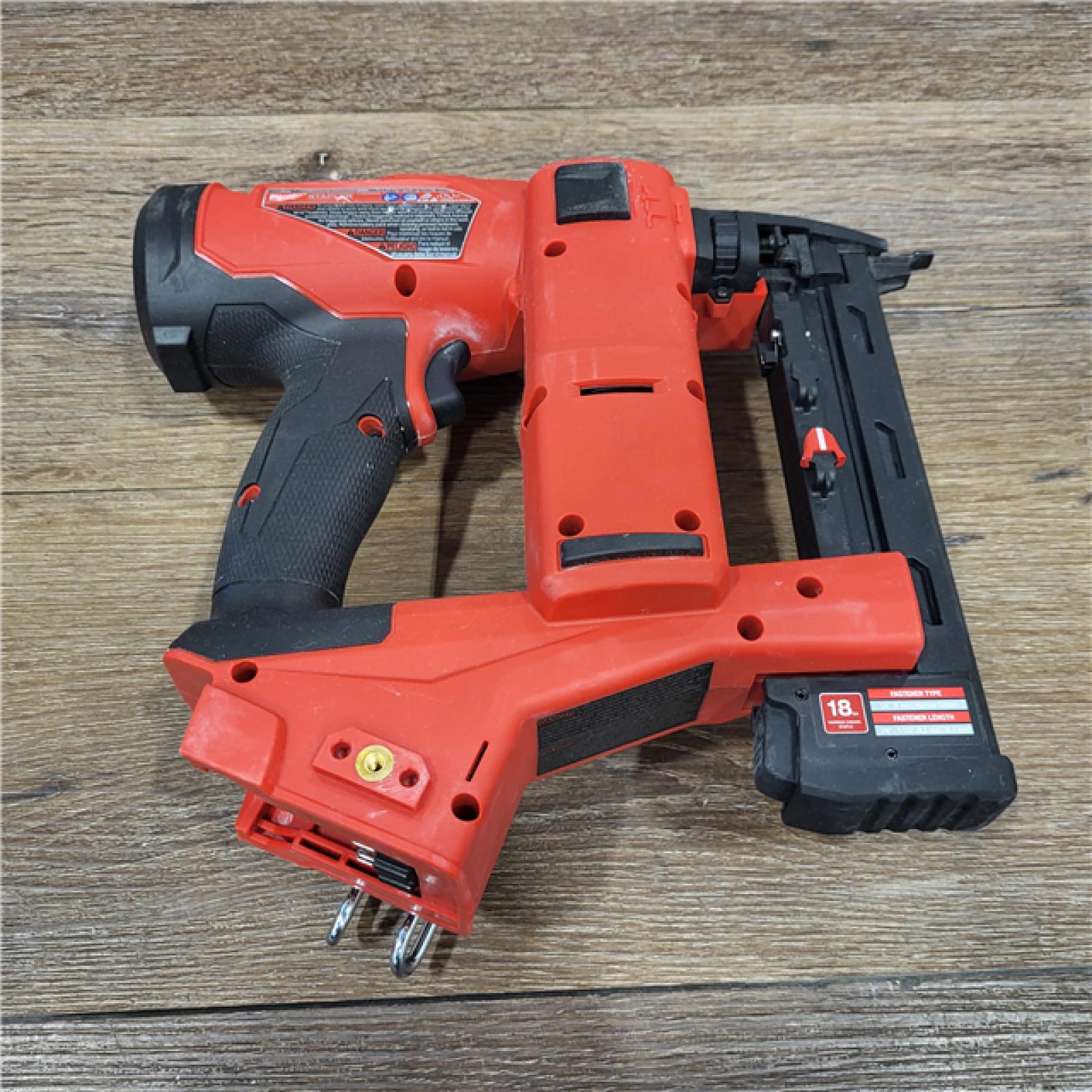 AS-IS M18 FUEL 18-Volt Lithium-Ion Brushless Cordless 18-Gauge 1/4 in. Narrow Crown Stapler (Tool-Only)