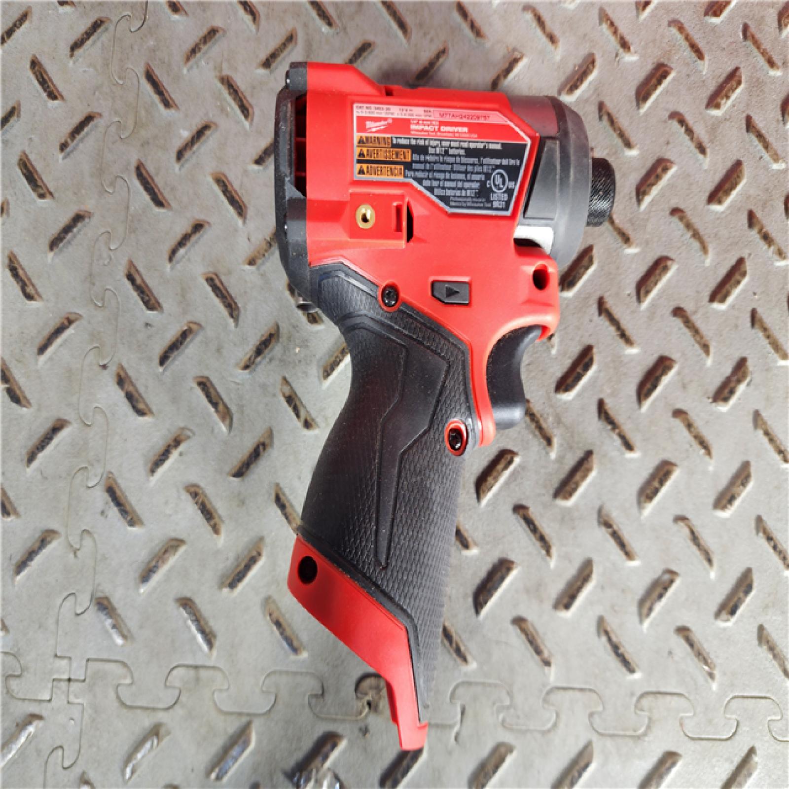 HOUSTON LOCATION - AS-IS Milwaukee M12 FUEL 12-Volt Lithium-Ion Brushless Cordless 1/4 in. Hex Impact Driver Compact Kit