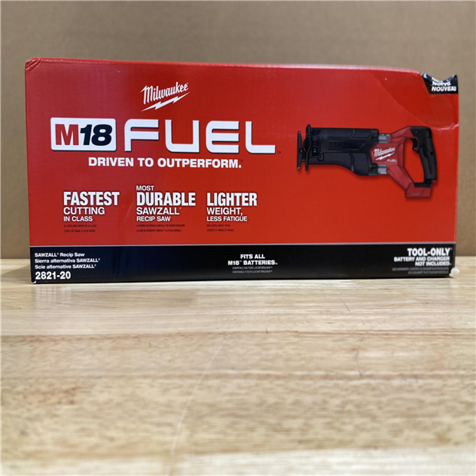 NEW! - Milwaukee M18 FUEL GEN-2 18V Lithium-Ion Brushless Cordless SAWZALL Reciprocating Saw (Tool-Only)