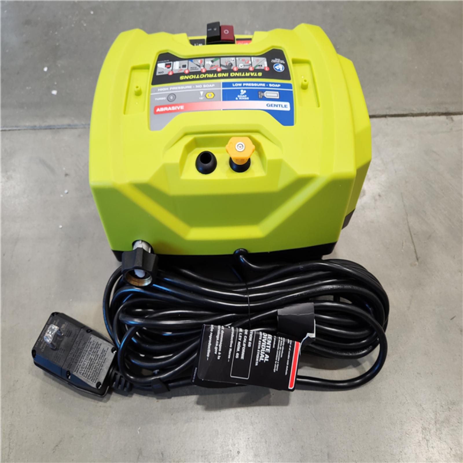 AS-IS RYOBI 1800 PSI 1.2 GPM Cold Water Corded Electric Pressure Washer