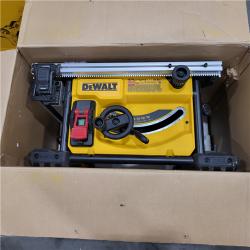 AS-IS DEWALT 15 Amp Corded 8-1/4 in. Compact Portable Jobsite Tablesaw (Stand Not Included)