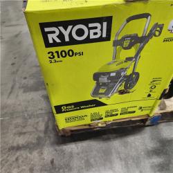 DALLAS LOCATION - AS-IS RYOBI 3100 PSI 2.3 GPM Cold Water Gas Pressure Washer with Honda GCV167 Engine