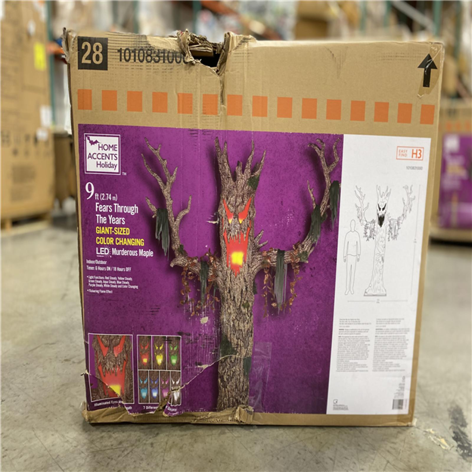 DALLAS LOCATION - Home Accents Holiday 9 ft. Giant-Sized LED Murderous Maple