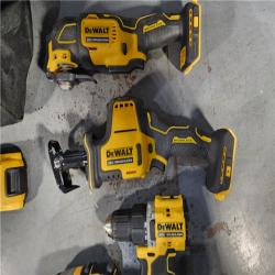 HOUSTON LOCATION - AS-IS DEWALT 4 TOOL COMBO KIT W/ (2) BATTERY & CHARGER