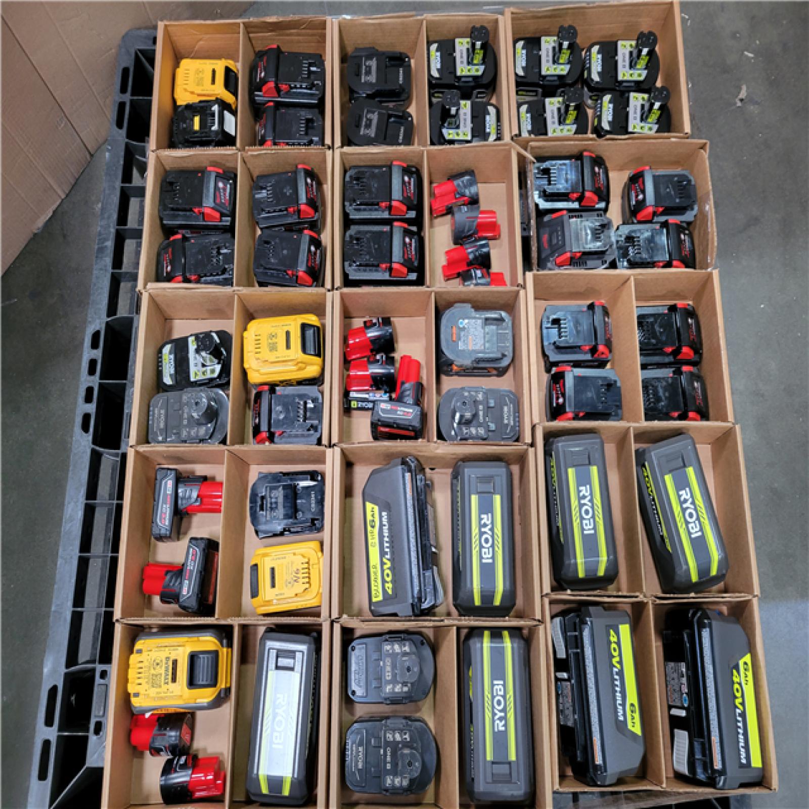 CALIFORNIA AS-IS BATTERY PALLET