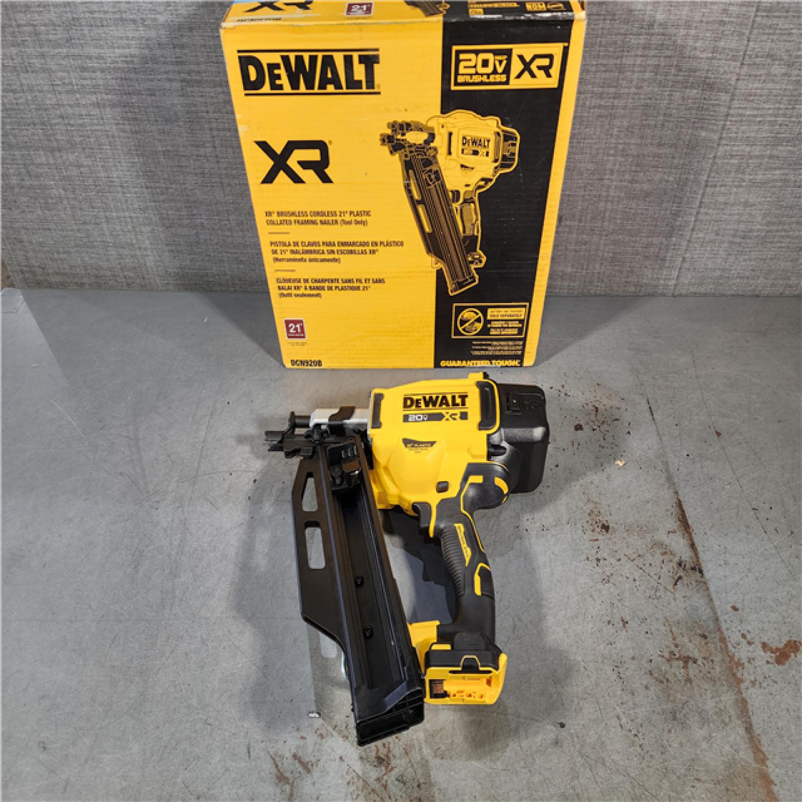 HOUSTON LOCATION - AS-IS DEWALT 20-Volt 21Â° Cordless Framing Nailer (Tool-Only)