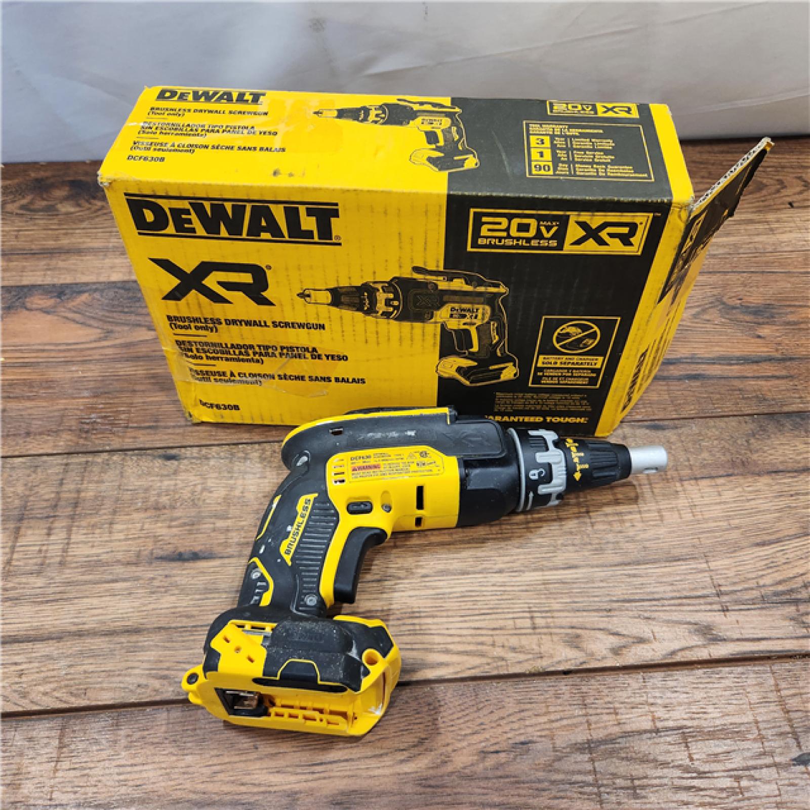 AS-IS DeWalt DCF630B 20V Cordless Brushless Screw Gun (Tool Only)