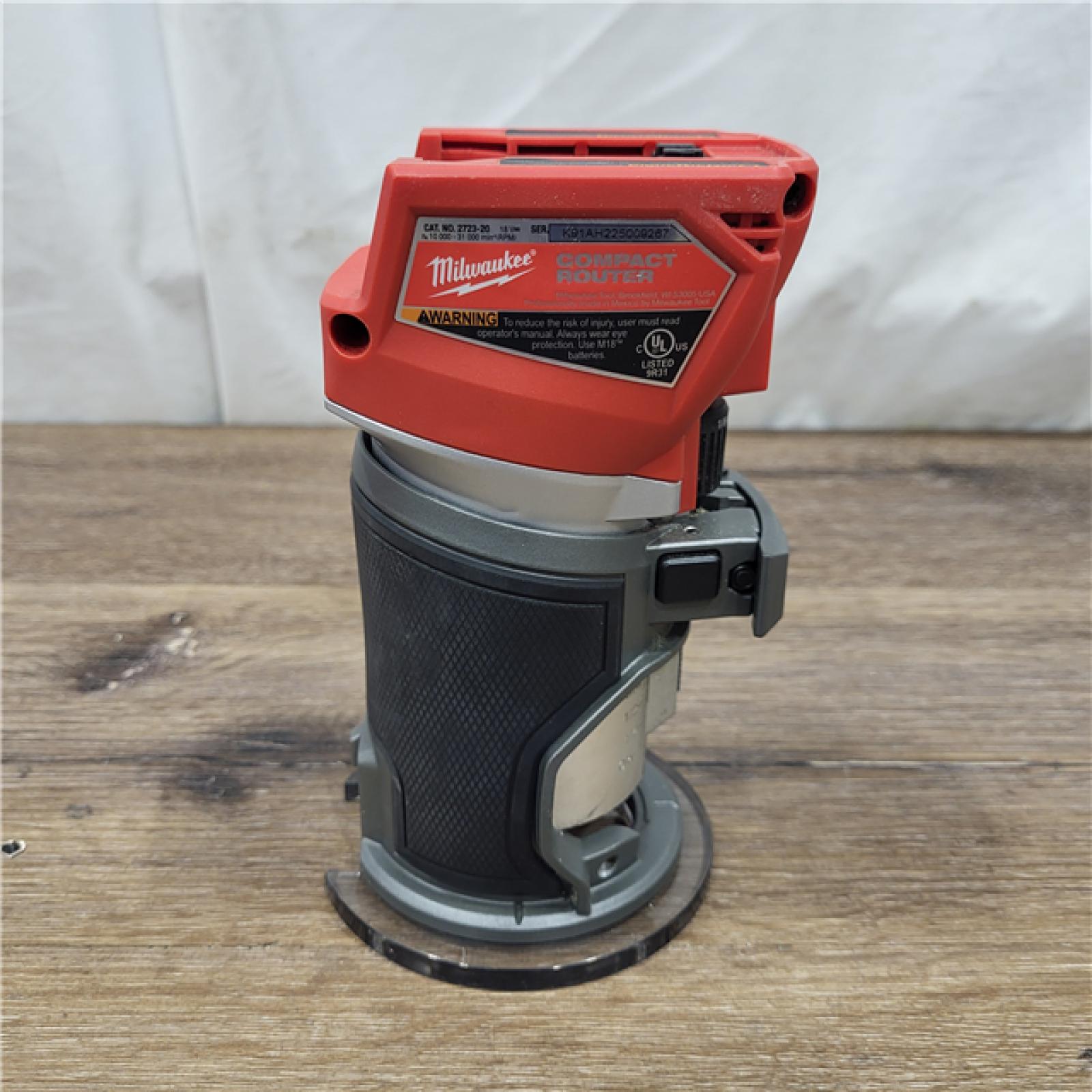 AS-IS Milwaukee M18 FUEL Compact Router Bare