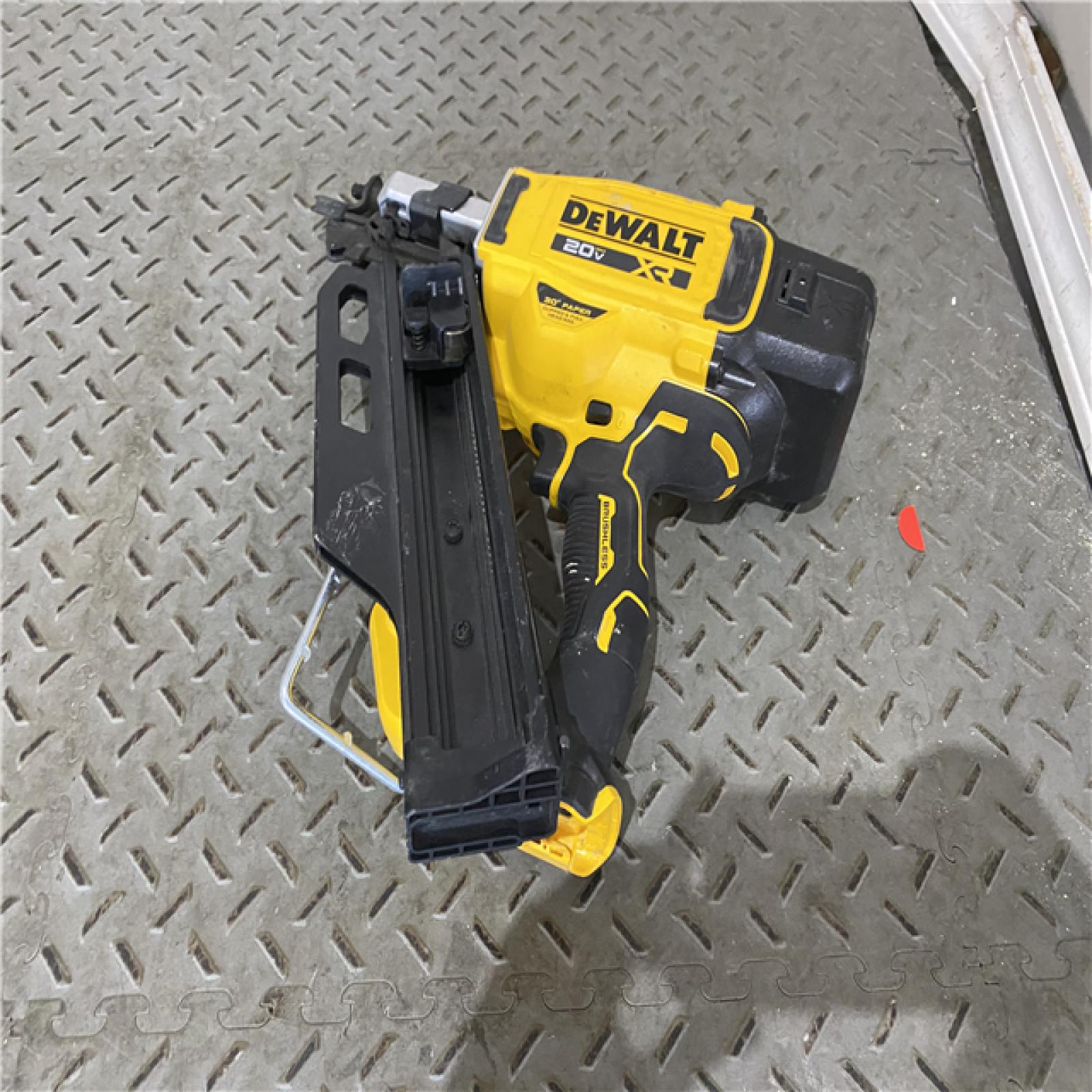 Houston location AS-IS DEWALT 20-Volt 30Â° Cordless Framing Nailer (Tool-Only)