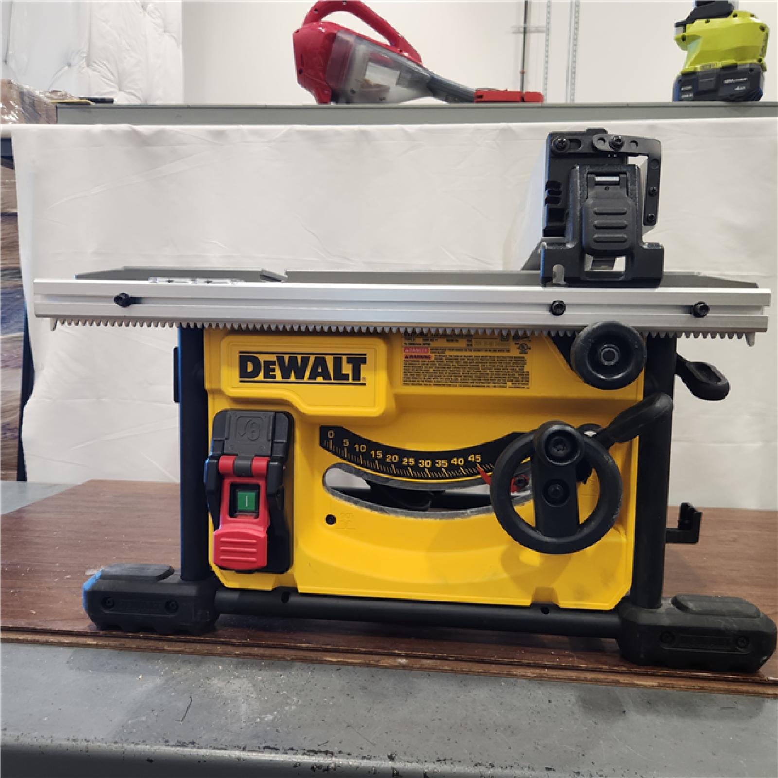 AS-IS 15 Amp Corded 8-1/4 in. Compact Portable Jobsite Tablesaw (Stand Not Included)