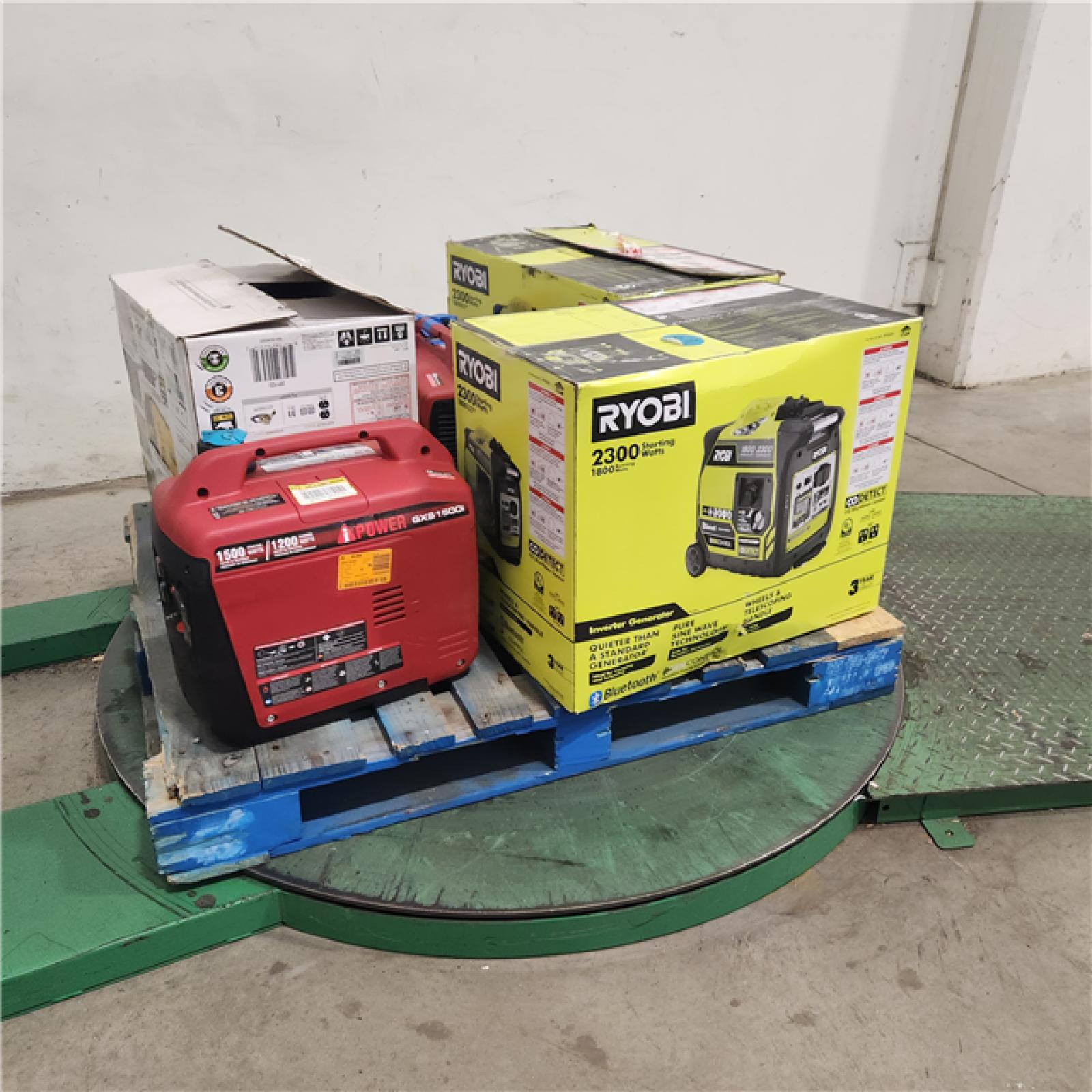 Dallas Location - As-Is RYOBI Gasoline Powered Digital Inverter Generator (Lot Of 5)