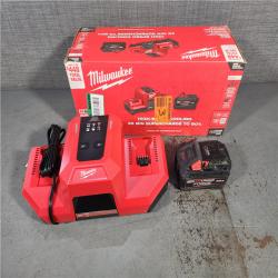 HOUSTON LOCATION - AS-IS M18 18V Lithium-Ion REDLITHIUM FORGE 8.0 Ah Battery Pack with M18 18V Dual Bay Simultaneous Super Charger