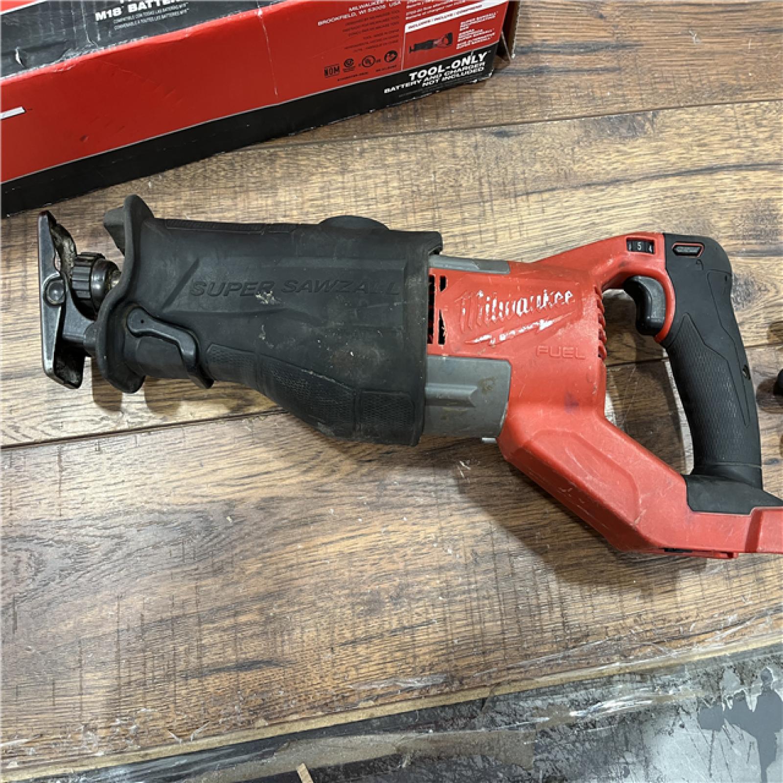 AS-IS Milwaukee M18 Fuel 18V Brushless Super Sawzall Reciprocating Saw 2722-20 (Bare Tool)