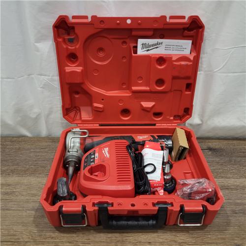 AS-IS M12 12-Volt Lithium-Ion Cordless PEX Expansion Tool Kit with (2) 1.5 Ah Batteries, (3) Expansion Heads and Hard Case