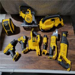 CALIFORNIA NEW DEWALT 10-TOOL COMBO KIT (2 BATTERIES, 1 CHARGER, AND 2 BAGS INCLUDED)