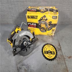 HOUSTON LOCATION - AS-IS DeWALT Flexvolt Max 7-1/4  60V Brushless Circular Saw DCS578B (Bare Tool)