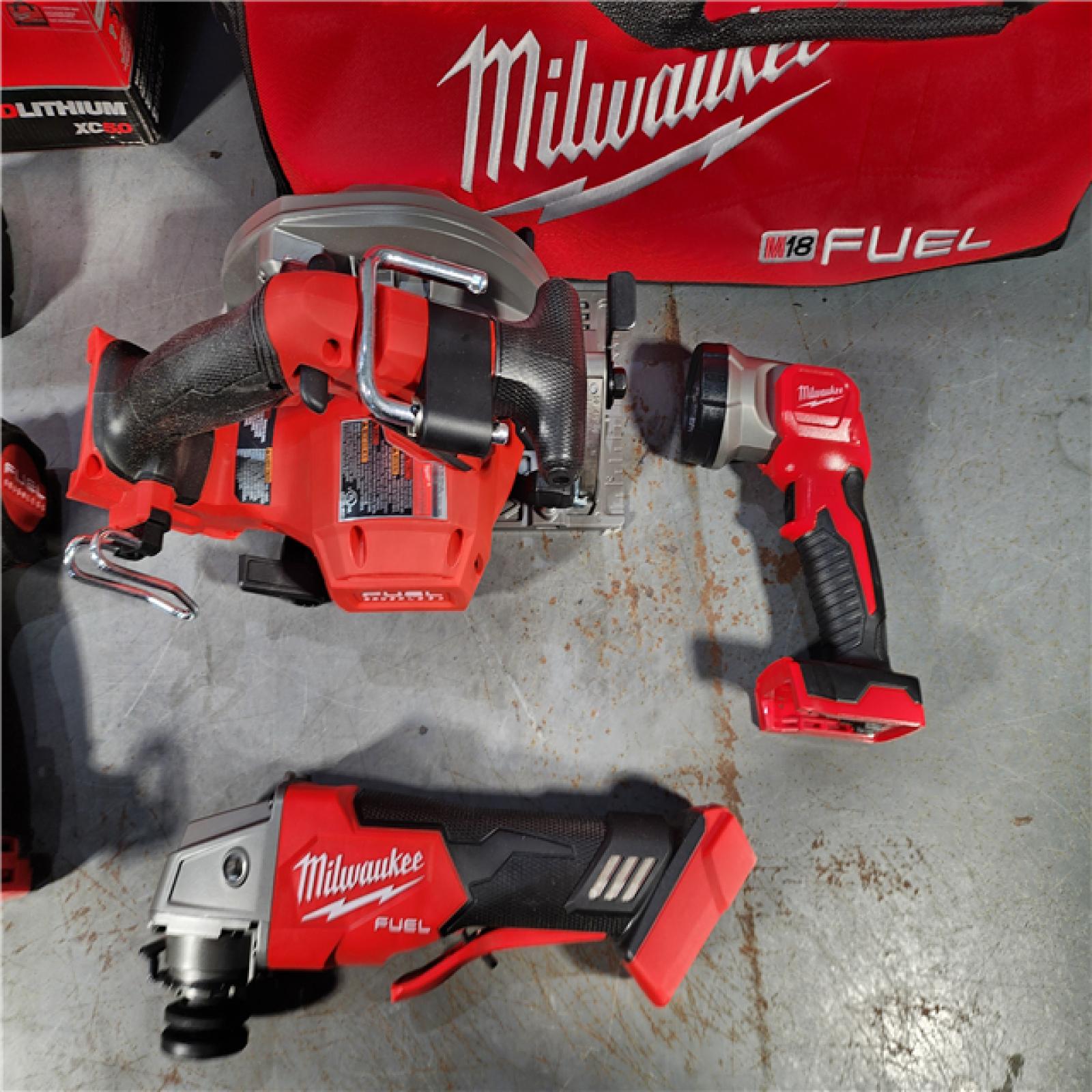 HOUSTON LOCATION - AS-IS (APPEARS LIKE NEW) Milwaukee  M18 FUEL 5-TOOL COMBO KIT