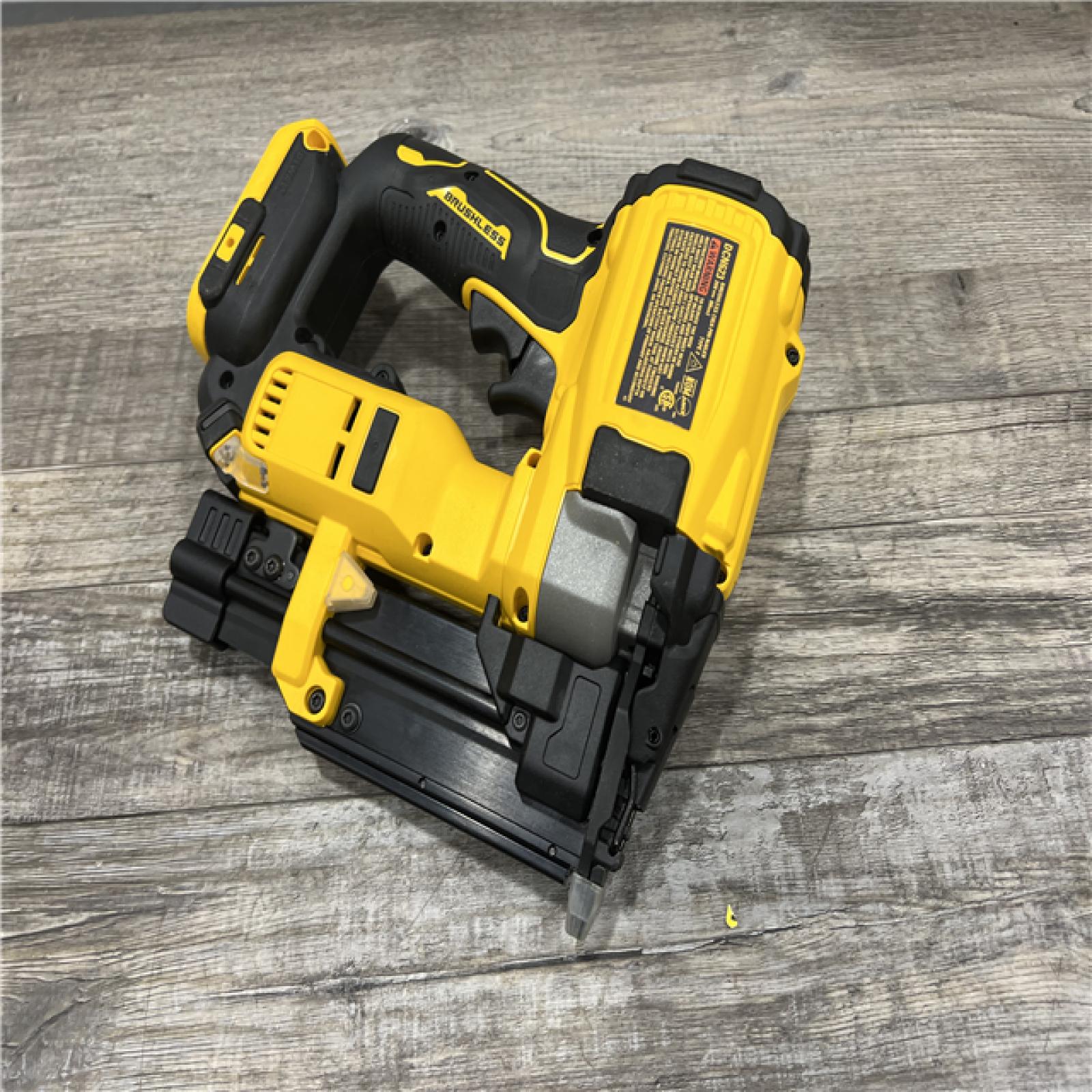 AS-IS DEWALT ATOMIC 20V MAX Lithium Ion Cordless 23 Gauge Pin Nailer Kit with 2.0Ah Battery and Charger