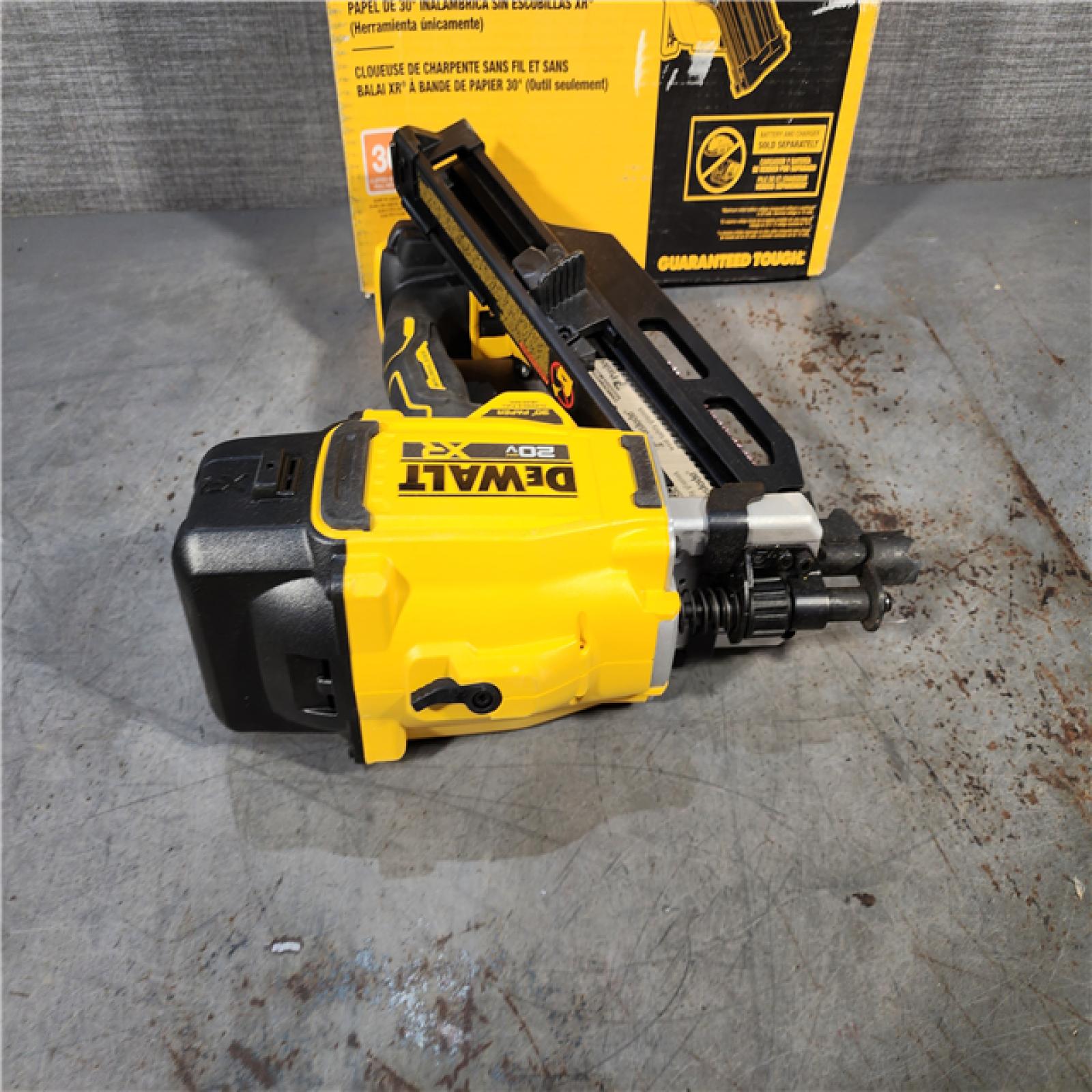 HOUSTON LOCATION - AS-IS DEWALT 20-Volt 30Â° Cordless Framing Nailer (Tool-Only)