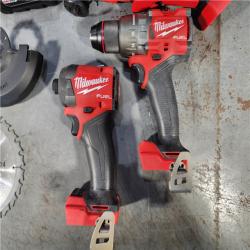 HOUSTON LOCATION - AS-IS Milwaukee 5 Tool Combo Kit W/ (2) Battery & Charger