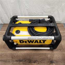 AS-IS DeWalt 2100 PSI 13 Amp Cold Water Electric Pressure Washer with Internal Equipment Storage