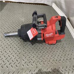 Houston location AS-IS Milwaukee 2869-20 M18 FUEL 18V Lithium-Ion Brushless Cordless 1 in. Impact Wrench Extended Reach D-Handle (Tool-Only)