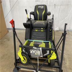 Houston Location AS IS - Ryobi 80v 30in, Cutting Width Riding Mower