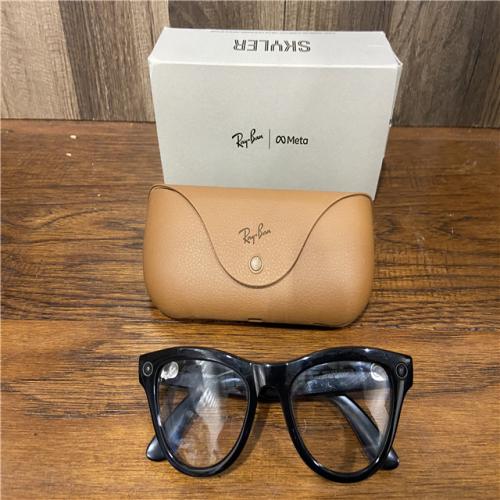 AS-IS Ray Ban Meta Skyler Polarized Glasses - Black