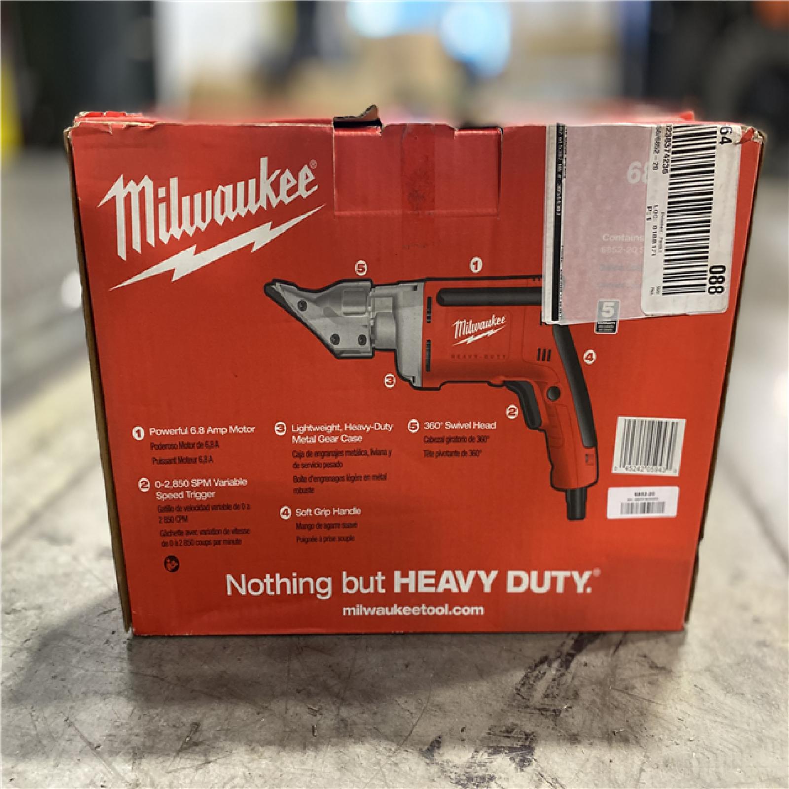 AS-IS - Milwaukee 6.8 Amp 18-Gauge Shear