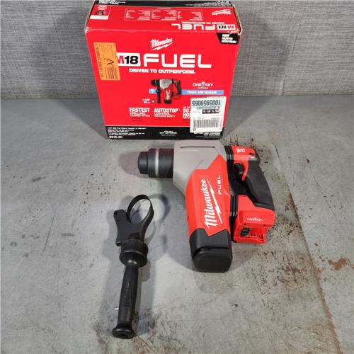 HOUSTON LOCATION - AS-IS (APPEARS LIKE NEW) Milwaukee 2915-20 M18 FUEL 18-Volt Lithium-Ion Brushless Cordless SDS-Plus 1-1/8 in. Rotary Hammer Drill (Tool-Only)