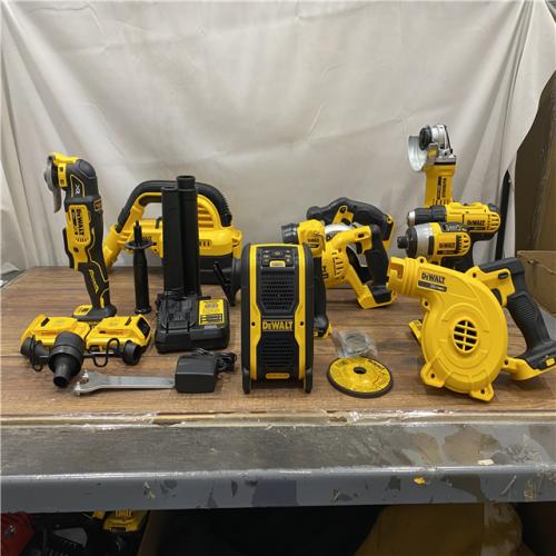 AS IS DEWALT 20V MAX Lithium-Ion Brushed Cordless (10-Tool) Combo Kit