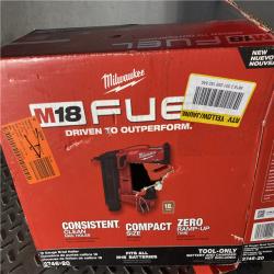 Houston location AS-IS Milwaukee M18 Fuel 18V Brushless 18-Gauge Brad Nailer 2746-20 (Bare Tool)