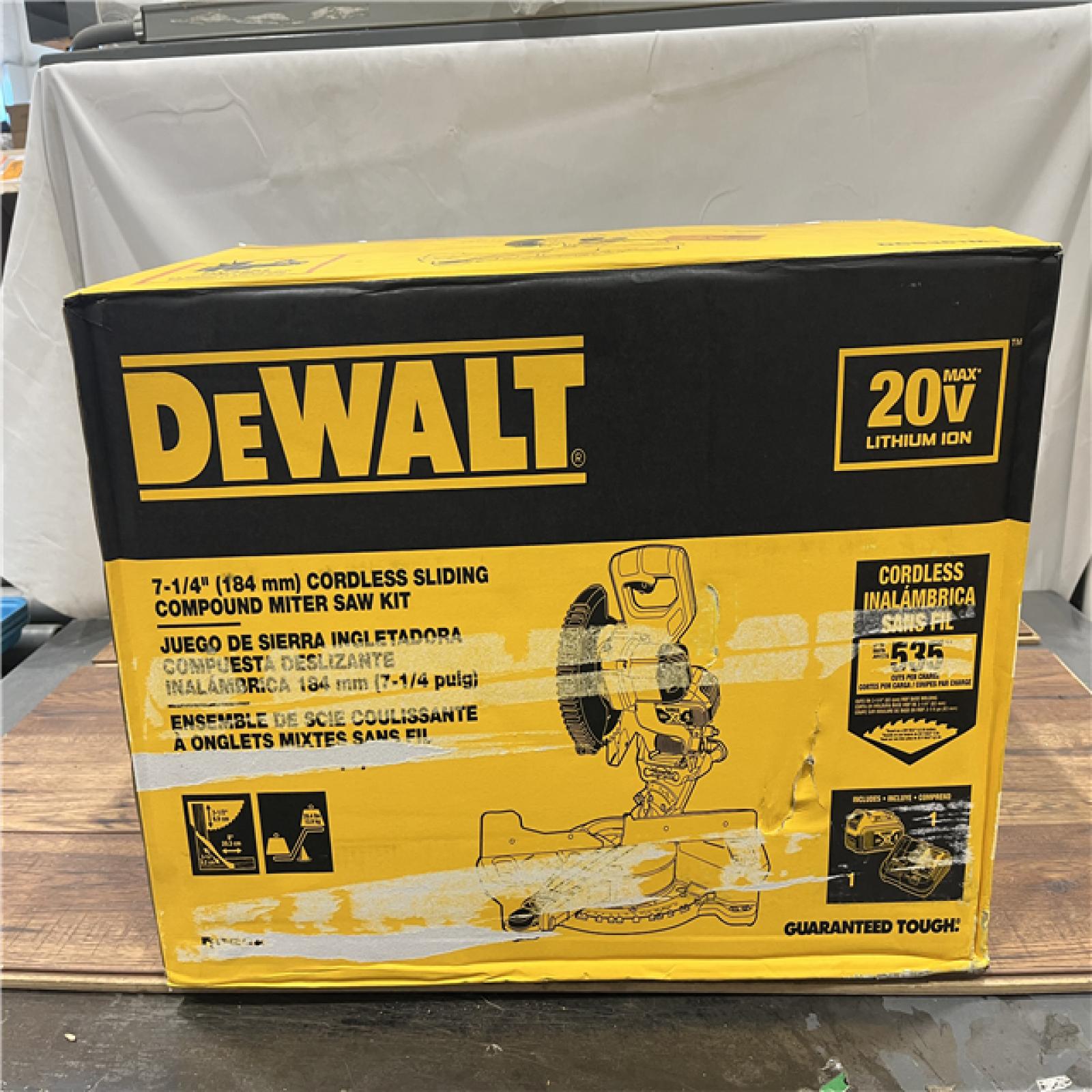 AS-IS DeWalt 15 Amp Corded 12 in. Compound Double Bevel Miter Saw