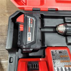 AS-IS Milwaukee M18 FUEL 18V Lithium-Ion Brushless Cordless Hammer Drill and Impact Driver Combo Kit (2-Tool) with 2 Batteries