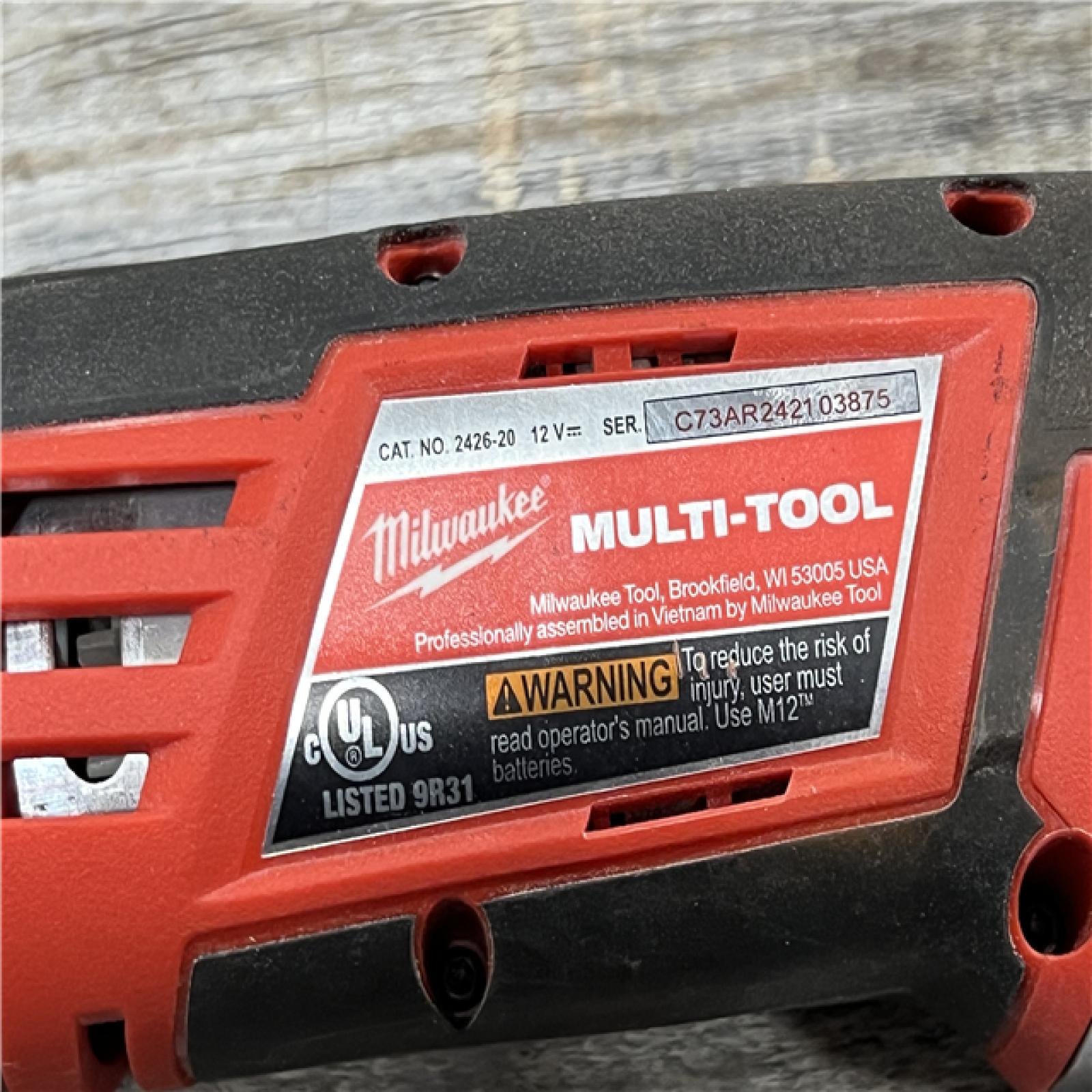 AS-IS Milwaukee M12 Cordless Multi-Tool