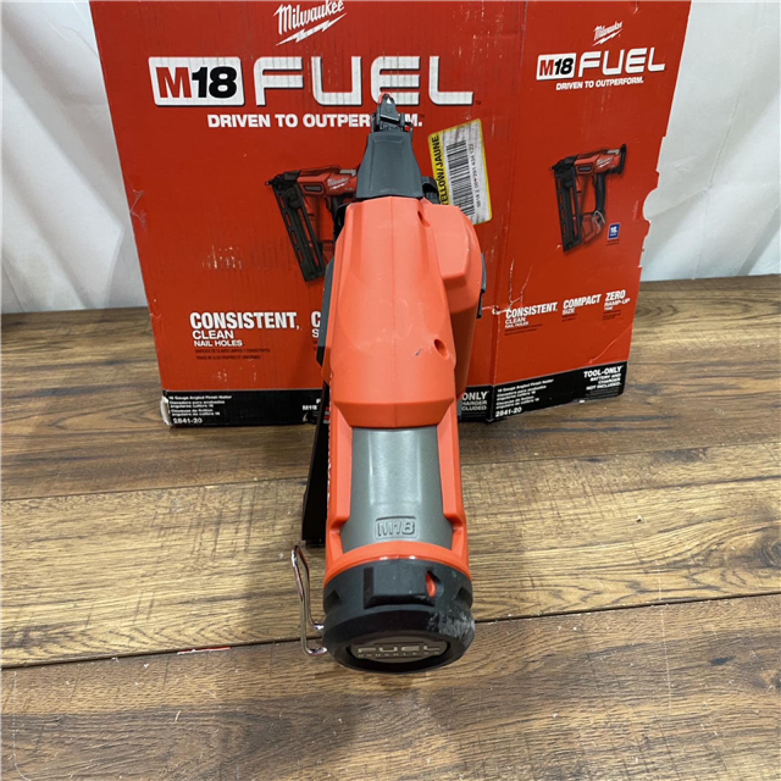 AS-IS Milwaukee 2841-20 18V Cordless Gen II 16 Gauge Angled Finish Nailer (Tool Only)