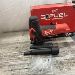 AS-IS Milwaukee M18 FUEL 18 Volt Lithium-Ion Brushless Barrel Grip Cordless Jig Saw (Bare Tool)