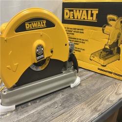 AS-IS DEWALT 15 Amp Corded 14 in. Cut-Off Chop Saw