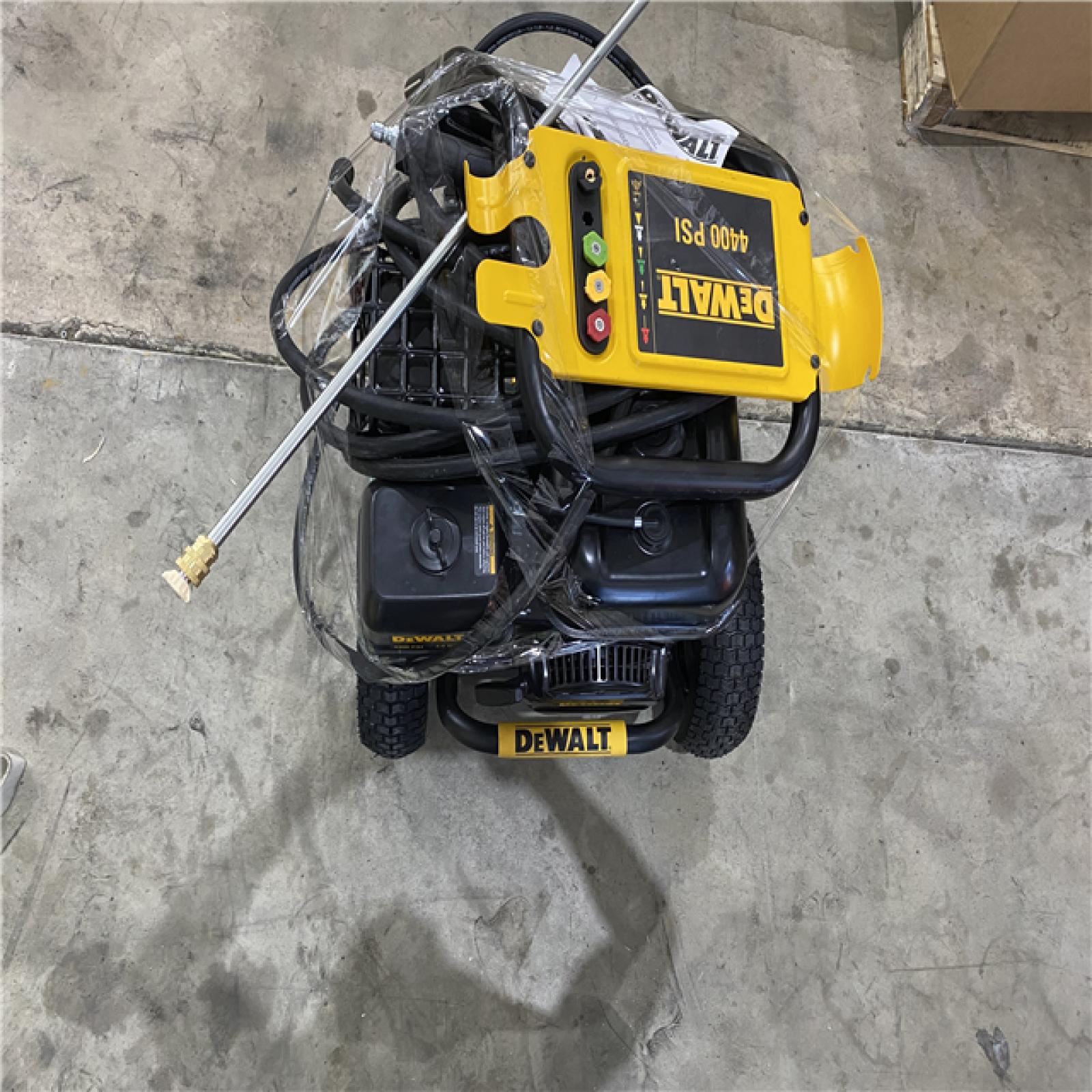 Houston location AS-IS DEWALT 4400 PSI 4.0 GPM Gas Cold Water Pressure Washer with 420cc Engine