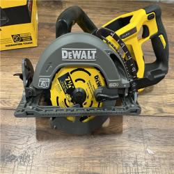 AS-IS DEWALT FLEXVOLT 60V MAX Cordless Brushless 7-1/4 in. Wormdrive Style Circular Saw (Tool Only)